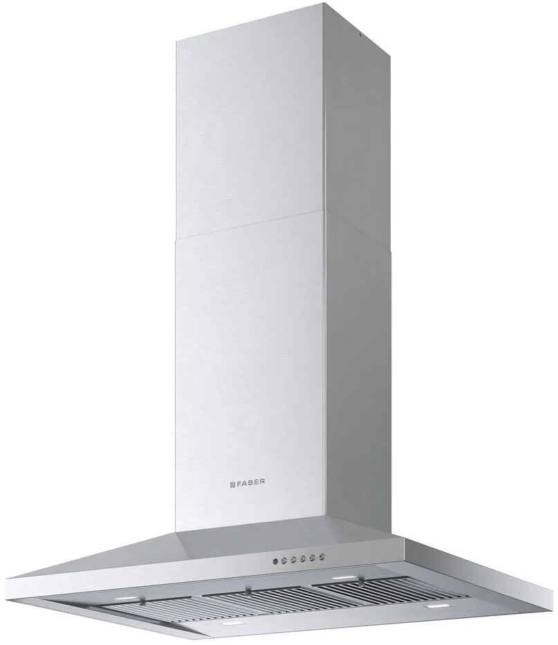 Faber DAMAIS36SSV2 Dama Isola 36" Stainless Steel 295/395/600 Cfm Range Hood with Integrated LED Lights and Quiet Operation