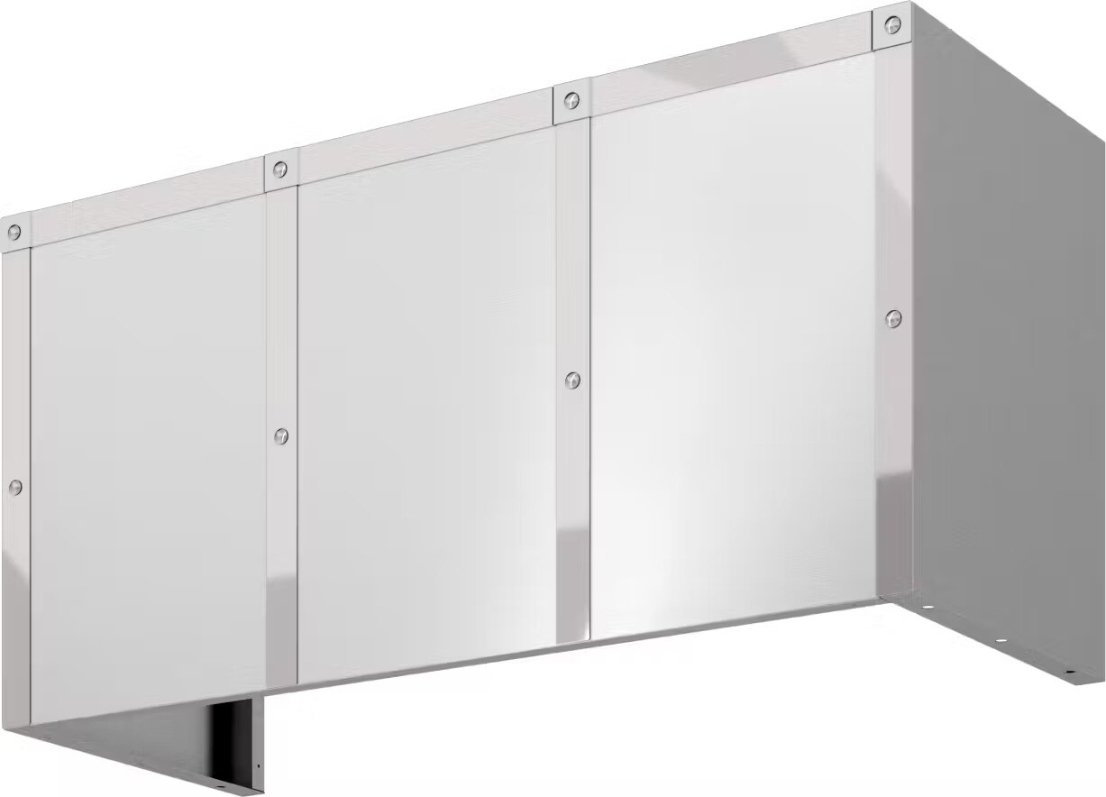 Zephyr DC13618AS 18 Inch Duct Cover with Polished Stainless Steel Banding for 36 inch Forte Hood