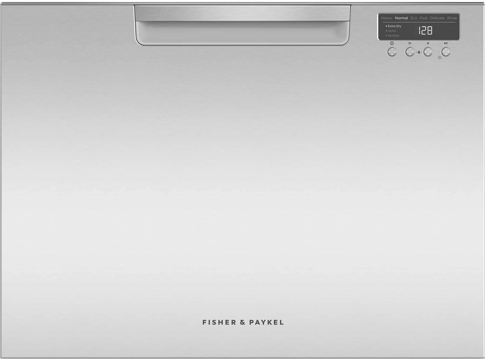 Fisher & Paykel DD24SCTX9N Single Dishdrawer Dishwasher, Tall, Sanitize - Stainless Steel Finish