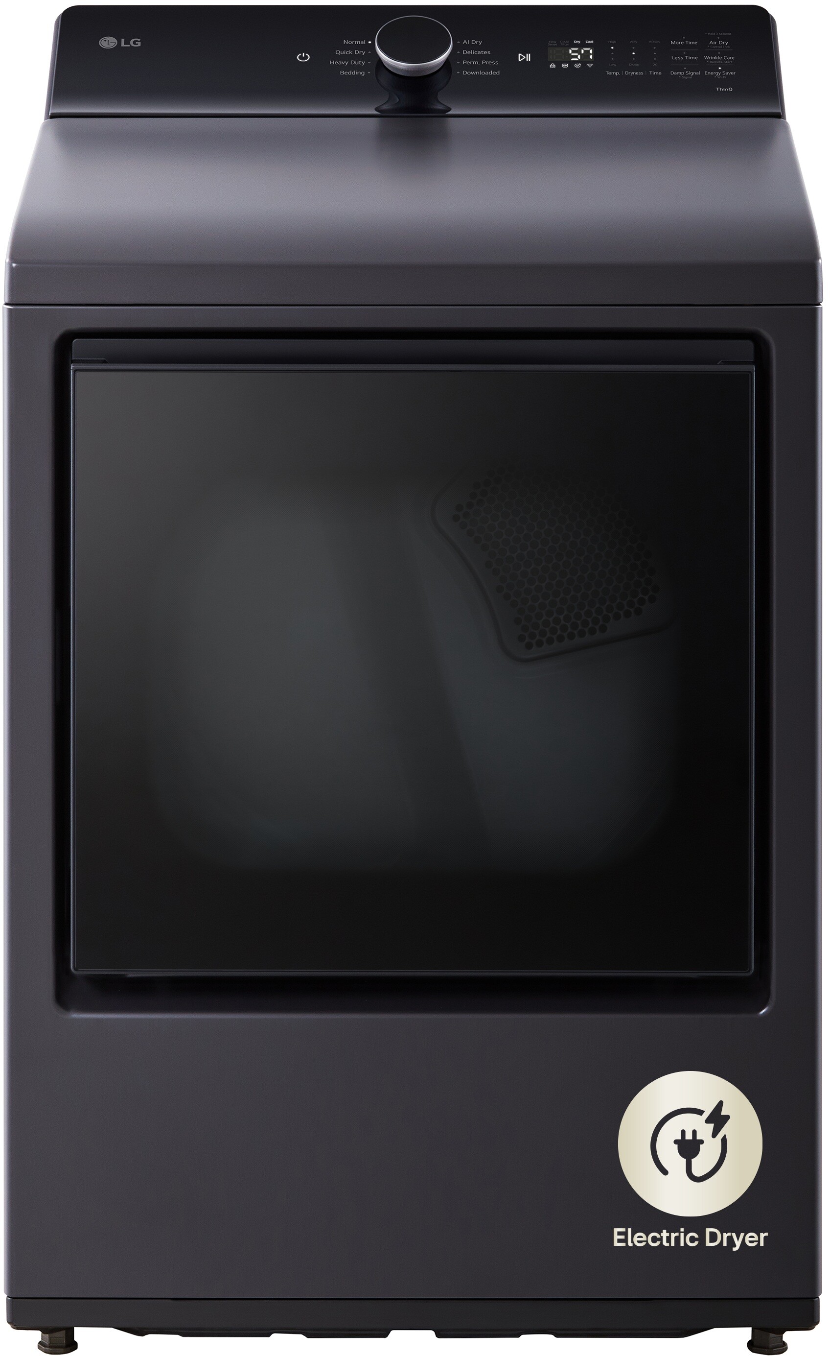 LG 73 Cu Ft Electric Top Load Dryer DLE8400BE