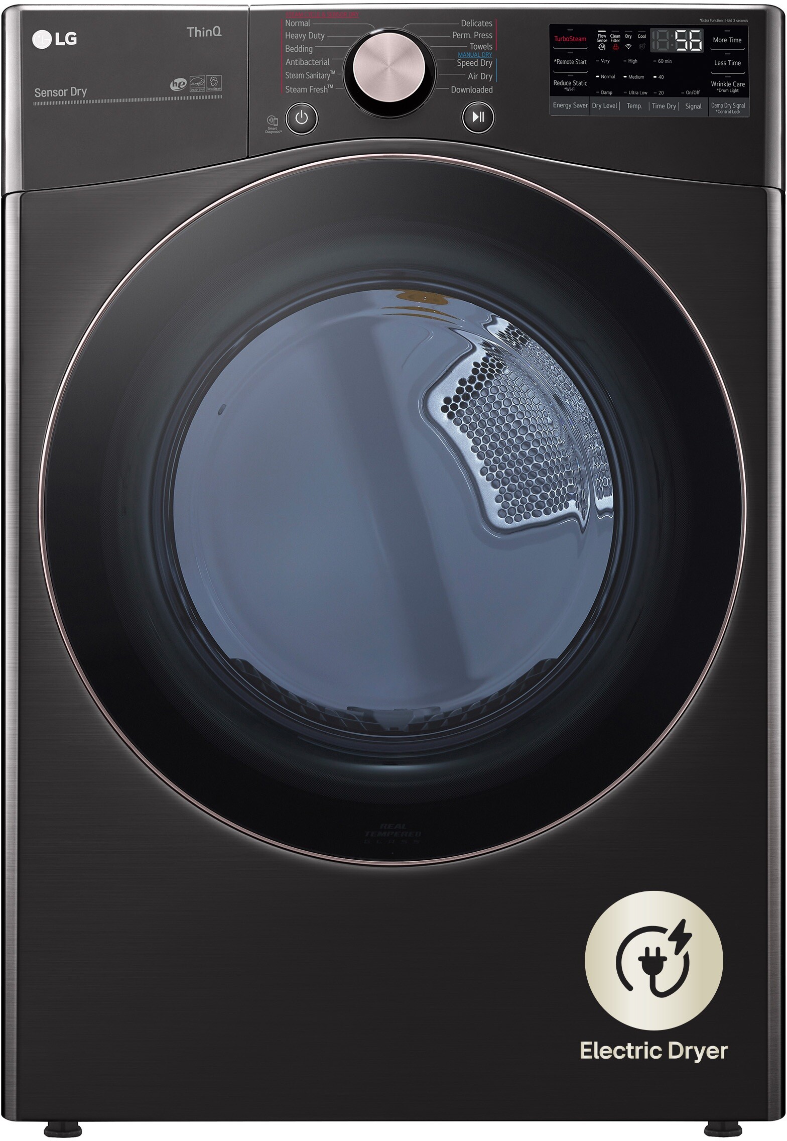 LG 74 Cu Ft Electric Front Load Dryer DLEX4000B