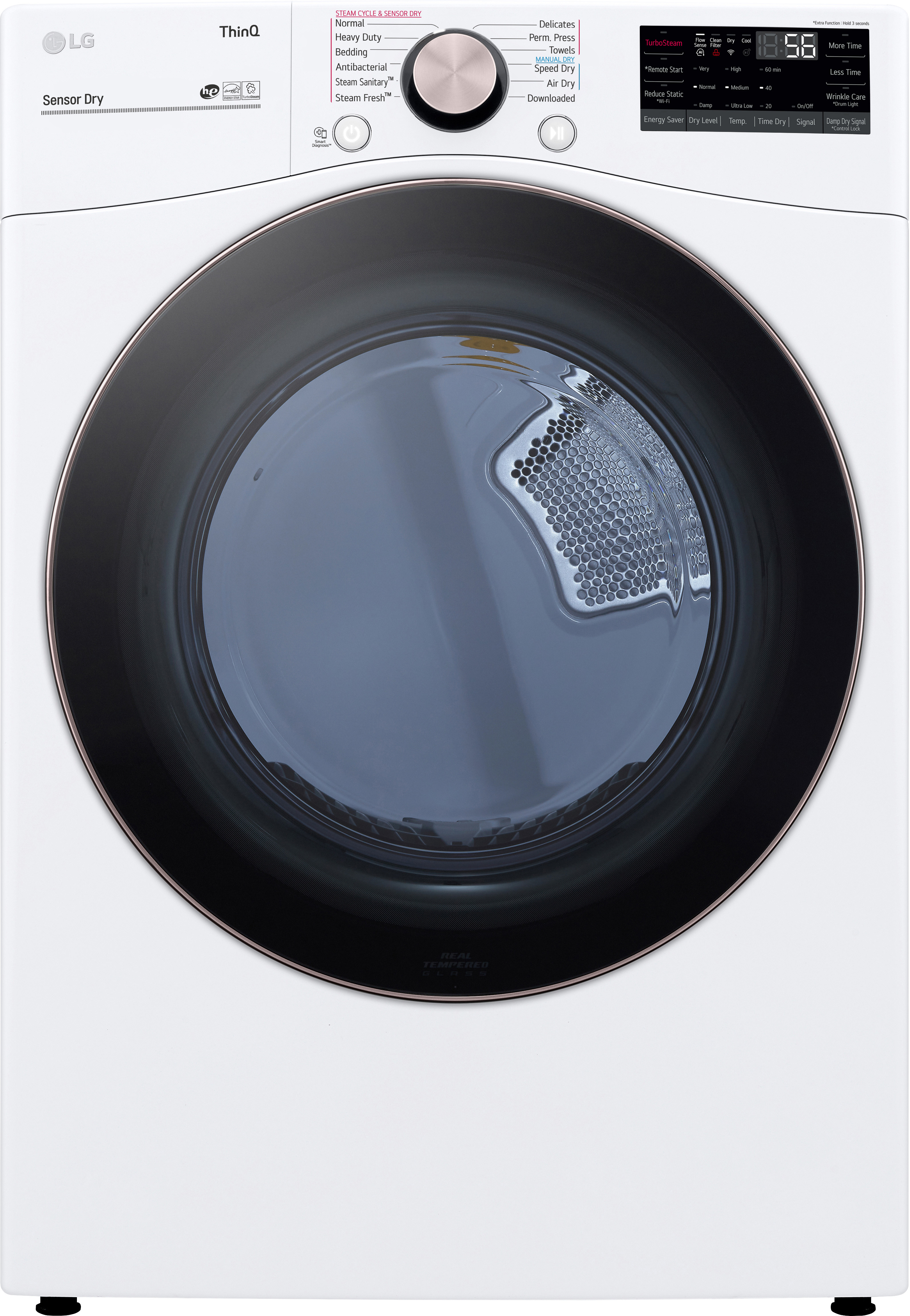 LG 7.4 Cu. Ft. ElectricFront Load Dryer DLEX4000W