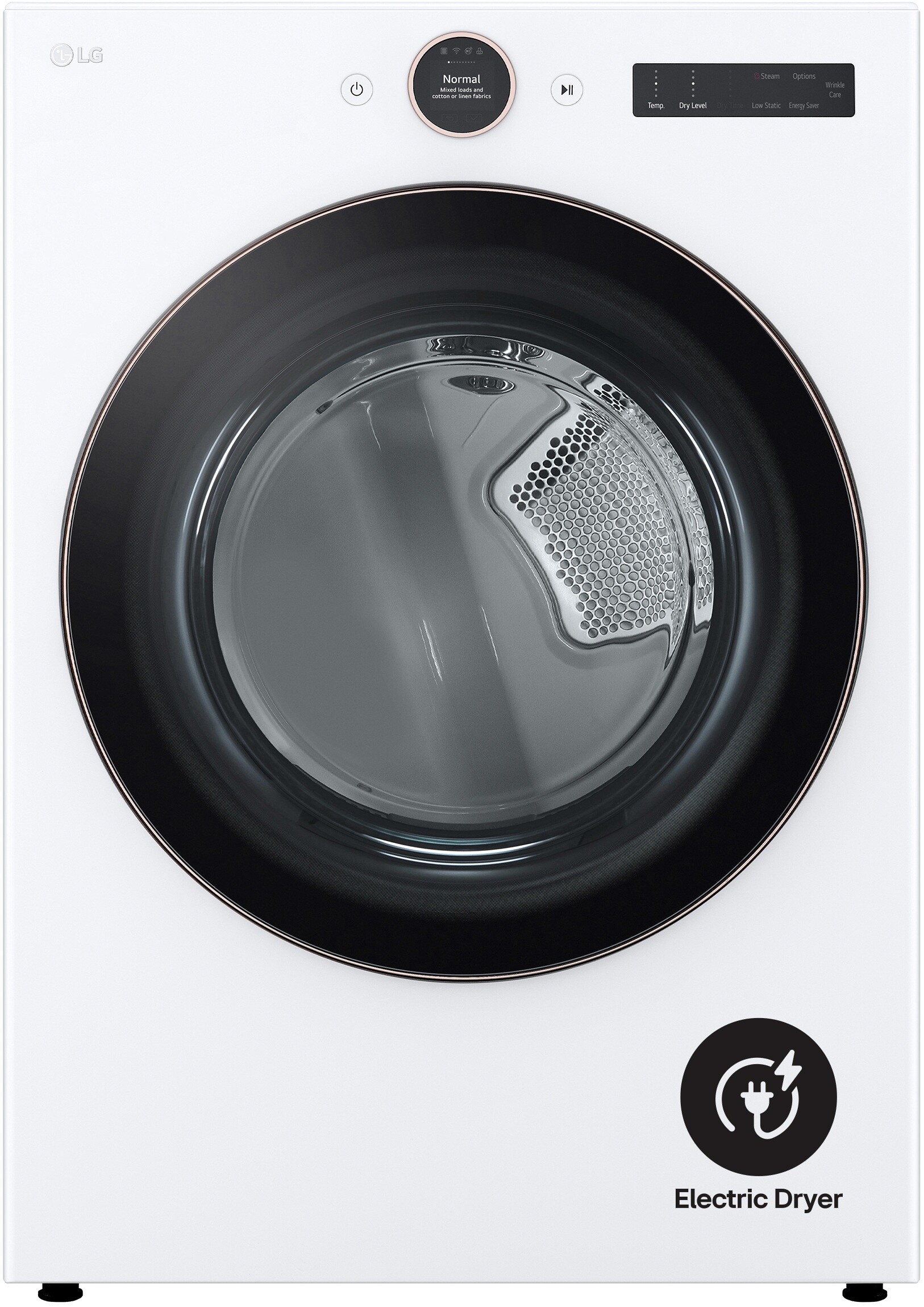 LG 74 Cu Ft Electric Front Load Dryer DLEX6500W
