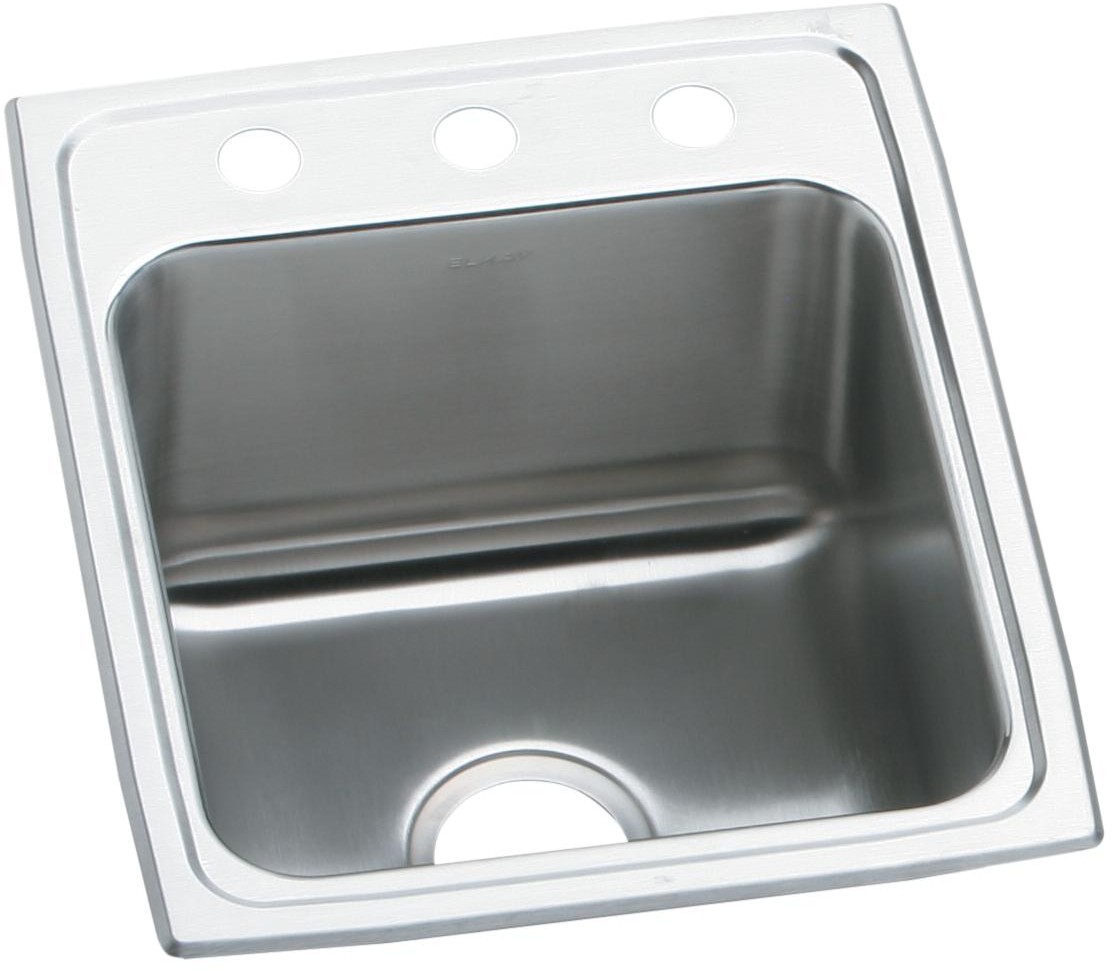 Elkay Lustertone Collection Drop-In Stainless Steel Rectangle Sink DLR1716103