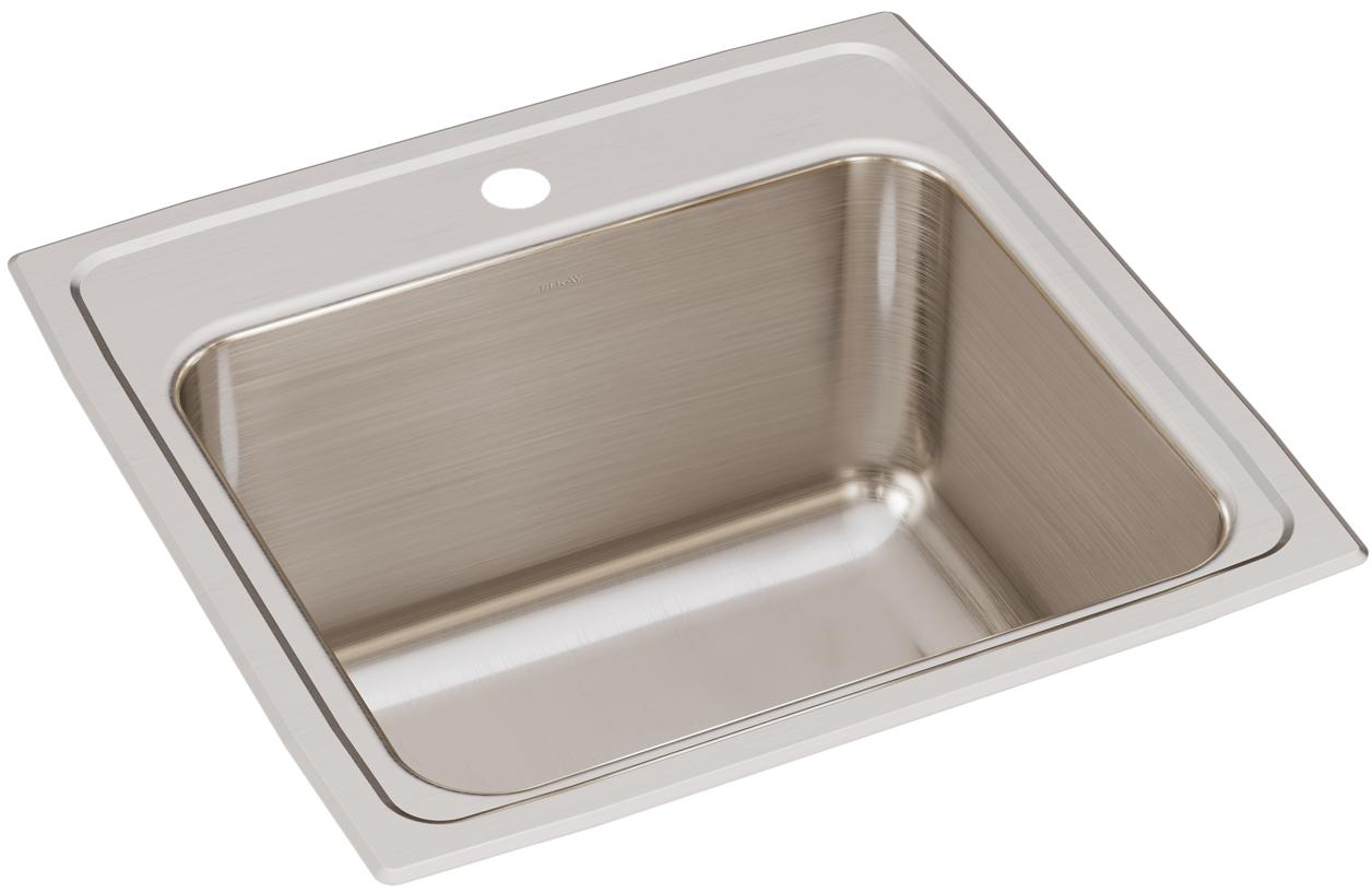 Elkay Lustertone Collection Drop-In Stainless Steel Rectangle Sink DLR1919101