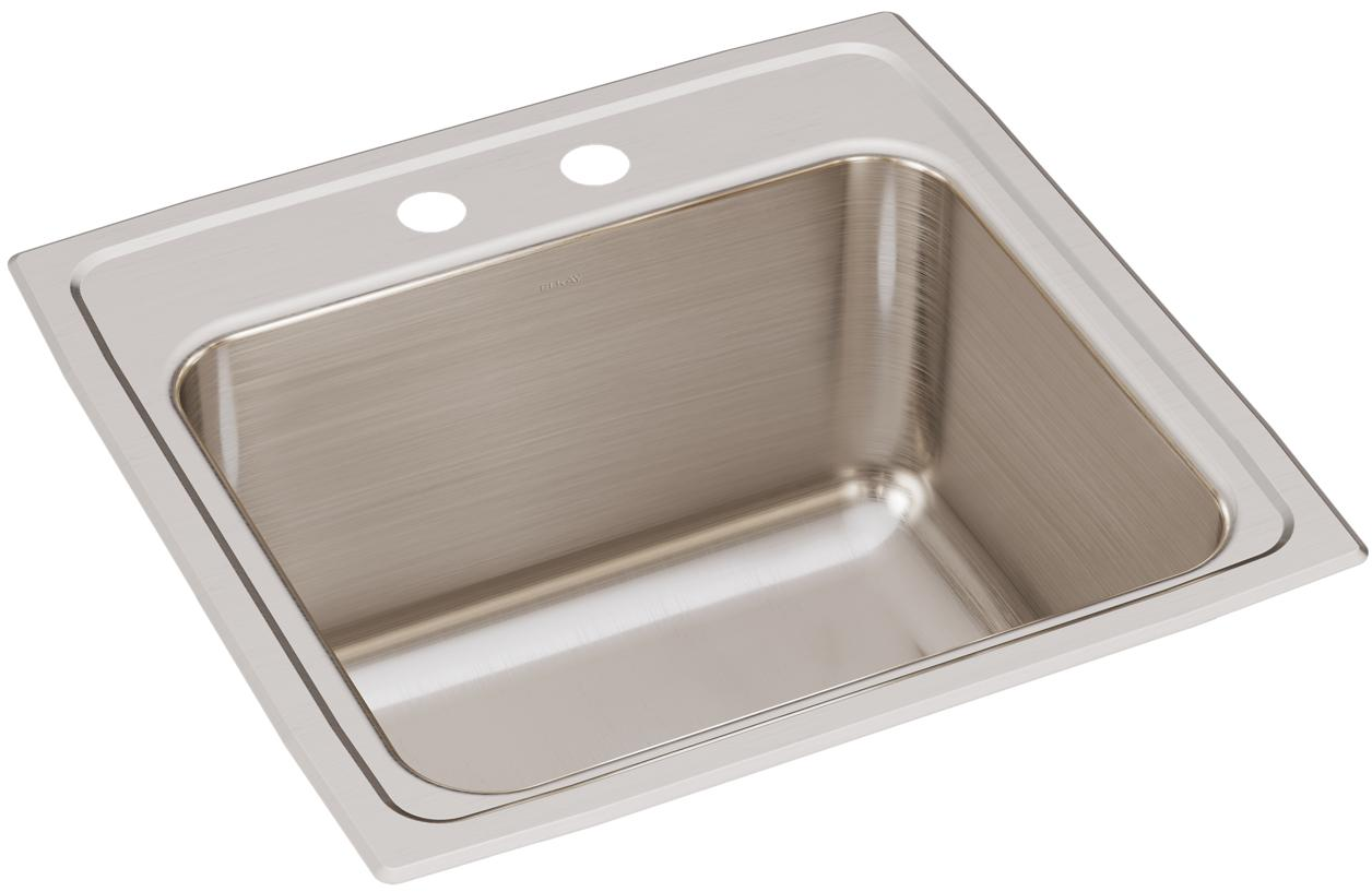 Elkay Lustertone Collection Drop-In Stainless Steel Rectangle Sink DLR1919102