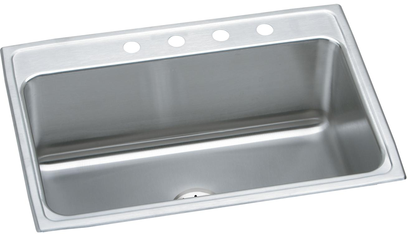 Elkay Lustertone Collection Drop-In Stainless Steel Rectangle Sink DLR312210PDMR2