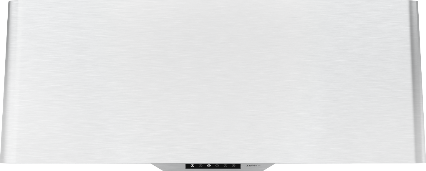 Zephyr DMEM90ASSX 36 inch Designer Series Mesa Wall Mount Hood with LED Lighting, Invisible Touch Controls, CleanAir Function (Blower Sold Separately) (Stainless Steel)