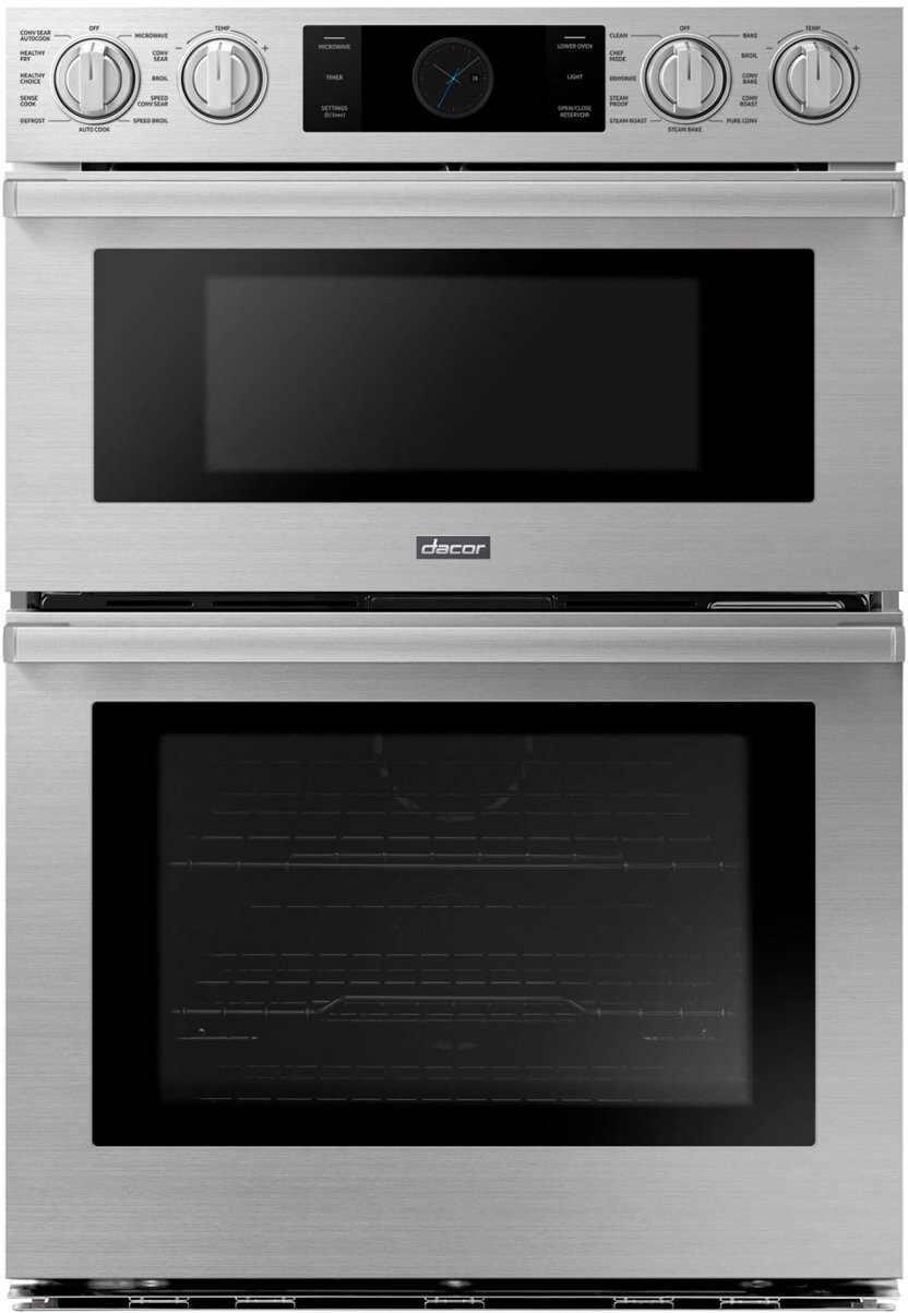 Transitional 30"" Double Electric Steam Oven - Dacor DOC30T977DS