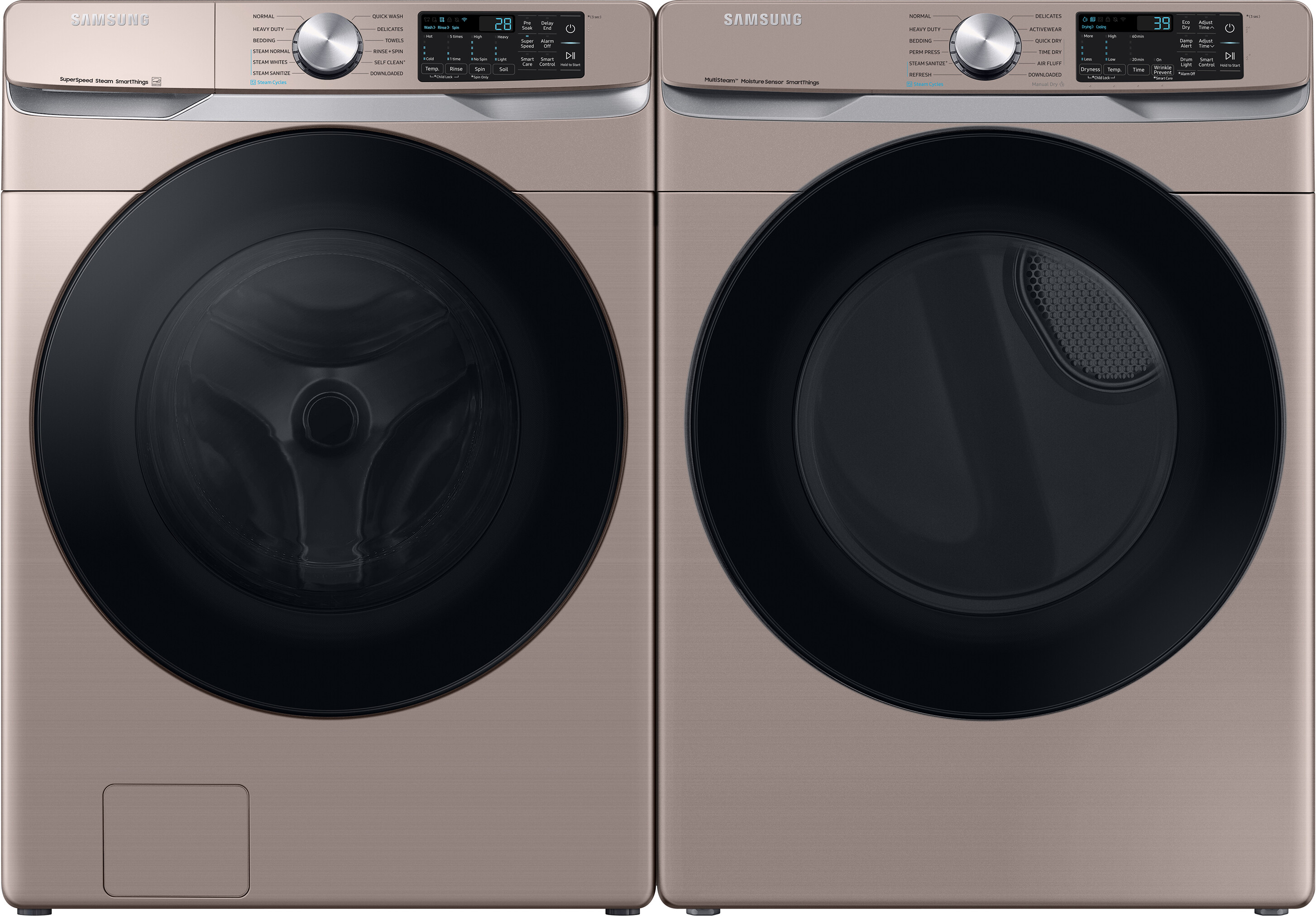 Samsung Front Load Washer & Dryer Set SAWADREC6300 -  WF45B6300AC