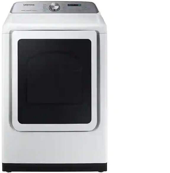 Samsung DVG52A5500W 7.4 Cu. Ft. Smart Gas Dryer With Steam Sanitize+ In White - Wi-Fi Connected, Steam Sanitize+, Vent Sensor, Smart Care
