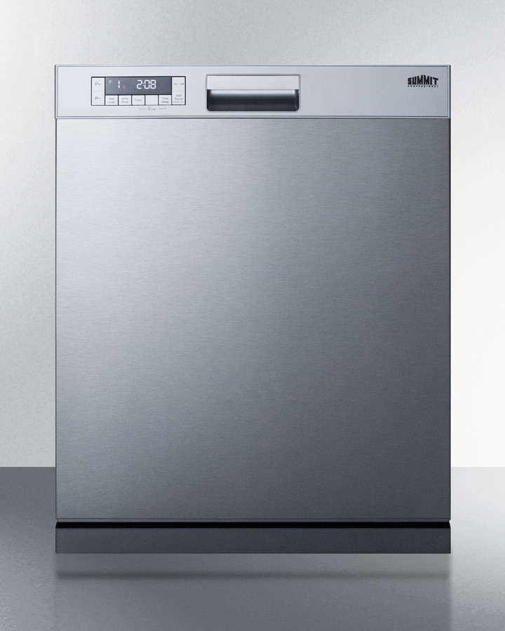 Summit DW2435SSADA 24 inch ADA Compliant Dishwasher with 12 Place Settings, 5 Cycles, Digital Touch Control, Energy Star, in Stainless Steel