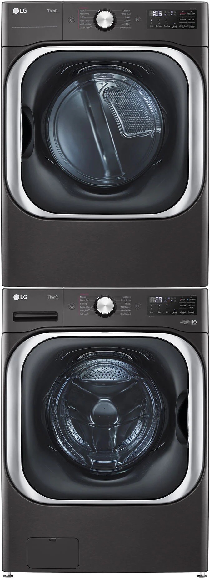 LG TurboSeries Front Load Washer & Dryer Set LGWADRGB89002