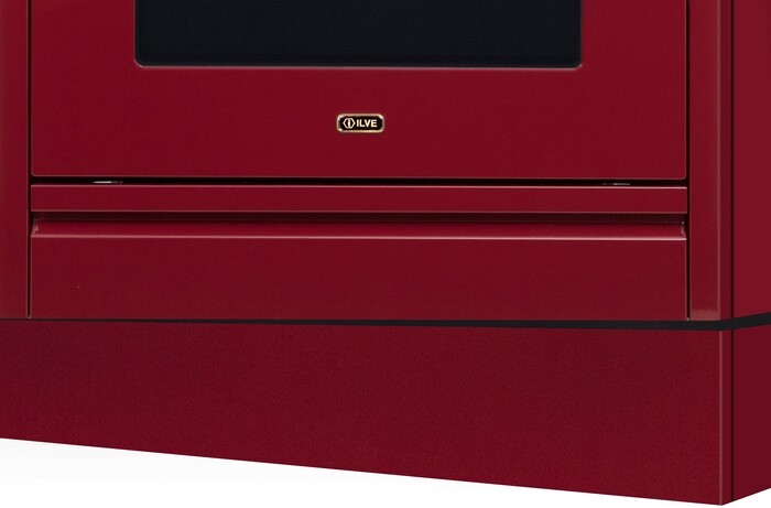 ILVE APZ90140RB 36 inch Nostalgie/Professional Plus Toe Kick (5 1/2 inch h.) (Burgundy)