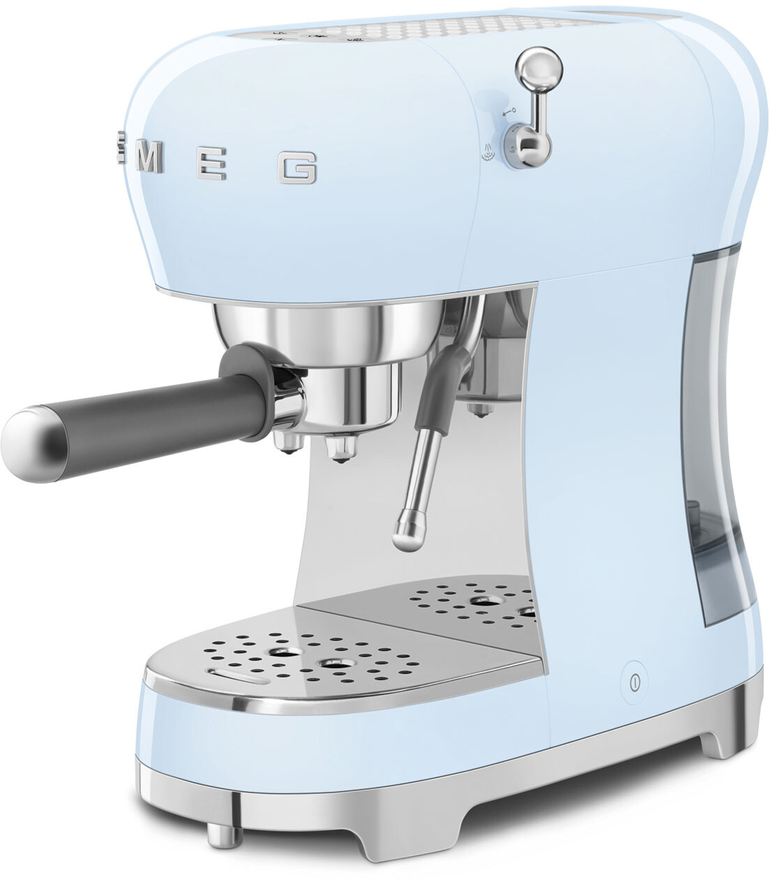 Smeg Espresso Manual Coffee Machine 50's Retro Style in Pastel Blue