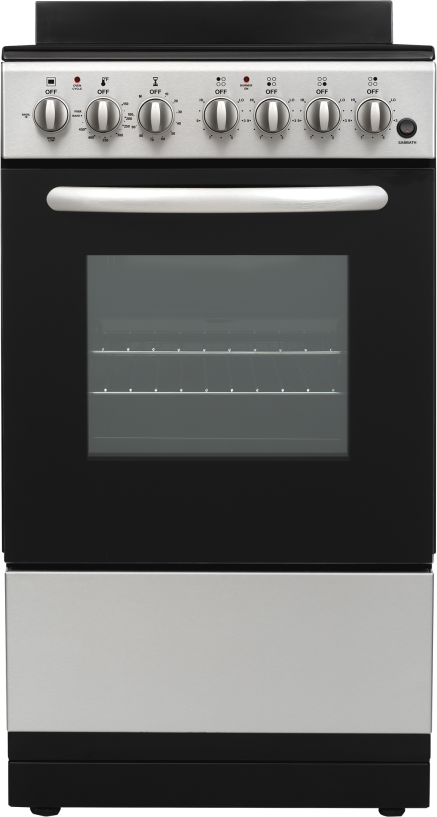 Element EER204MSCS 20 inch Electric Range with 4 Elements, 1.9 cu. ft. Capacity, Storage Drawer and Sabbath Mode (Stainless Steel)
