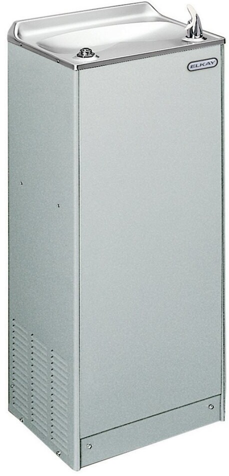 Elkay EFA8L1110P Space-Ette Floor Mounted Single Drinking Fountain with Water Cooler