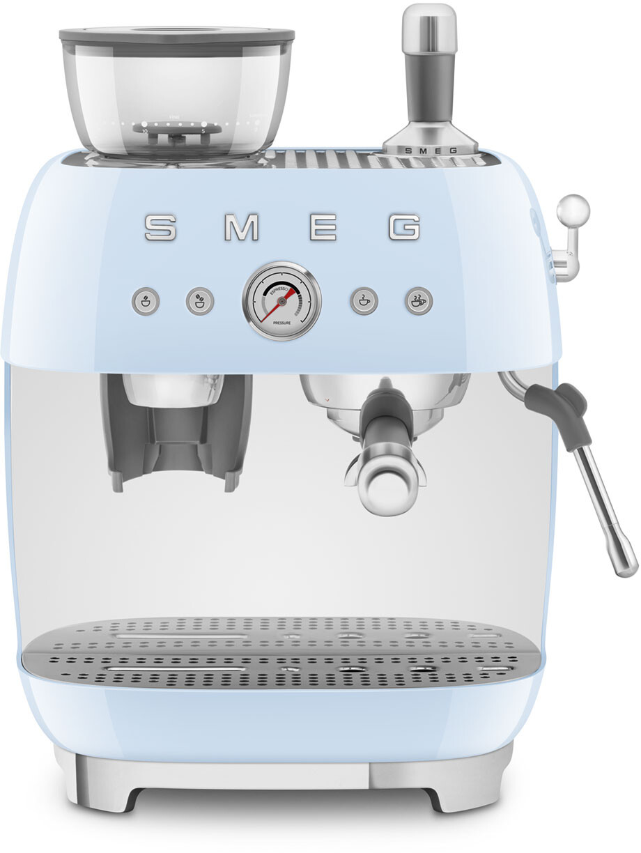 Smeg 50s Retro Style Aesthetic Espresso Coffee Machine - Pastelblue