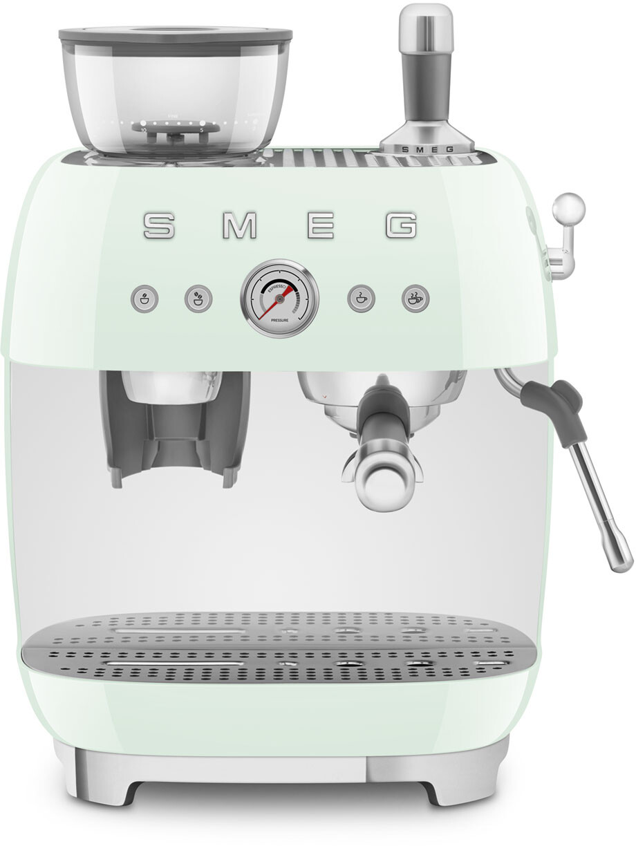 Smeg 50s Retro Style Aesthetic Espresso Coffee Machine - Green