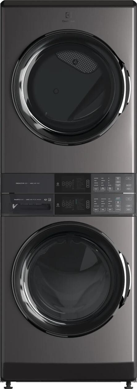 Electrolux ELTG7600AT Laundry Tower Single Unit Front Load 4.5 Cu. Ft. Washer & 8 Cu. Ft. Gas Dryer with SmartBoost Technology and Optic Whites Cycle