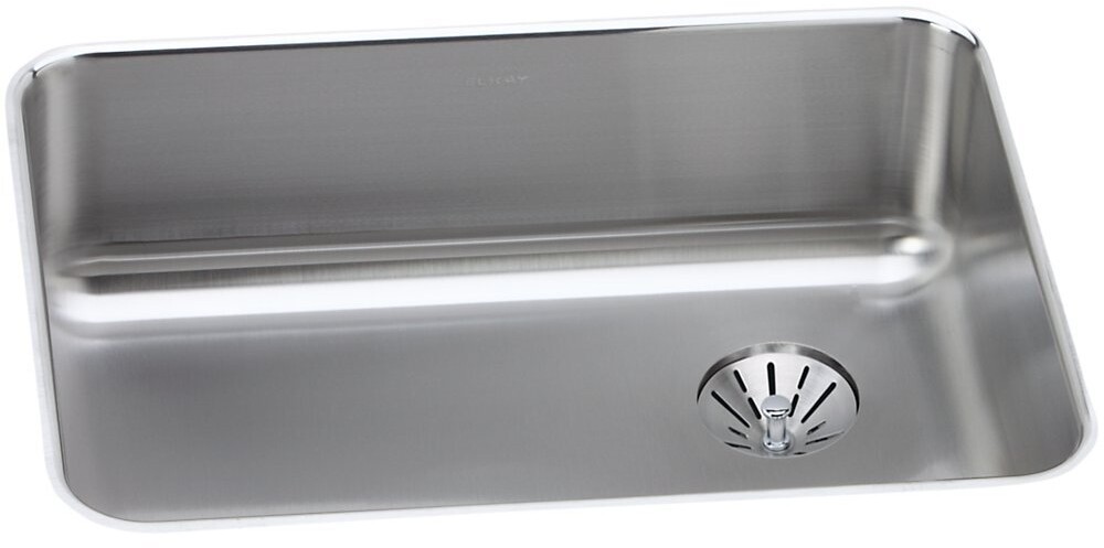 Lustertone Stainless Steel 25-1/2 X 19-1/4 X 8 Single Bowl Undermount Sink With Perfect Drain