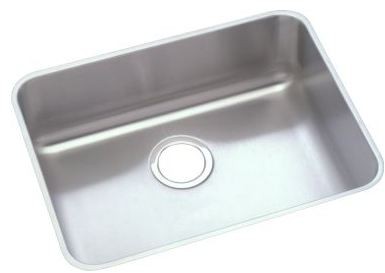 Elkay Lustertone Stainless Steel 21-1/2" x 18-1/2" x 5-3/8", Single Bowl Undermount ADA Sink (ELUHAD191655)