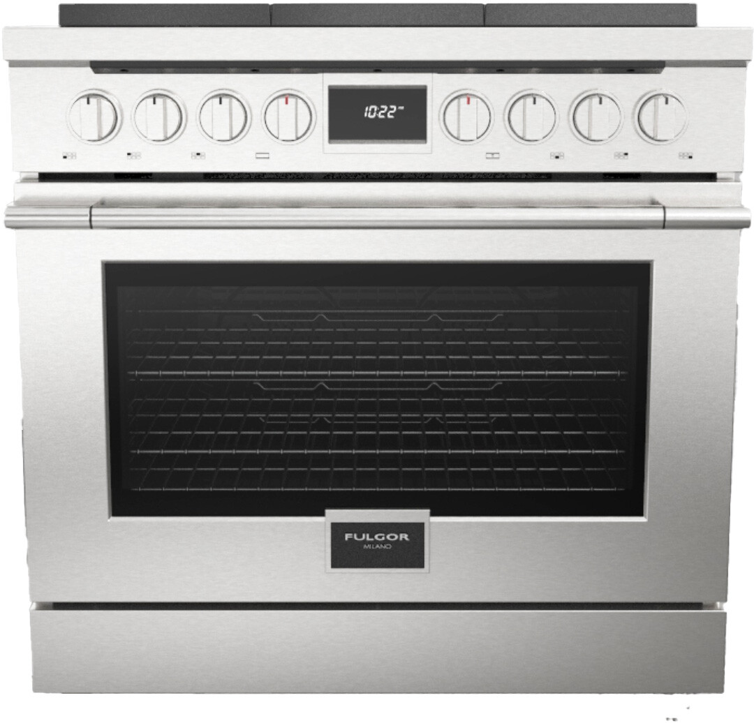 36"" Dual Fuel Natural Gas Range - Fulgor Milano F4PDF366S1