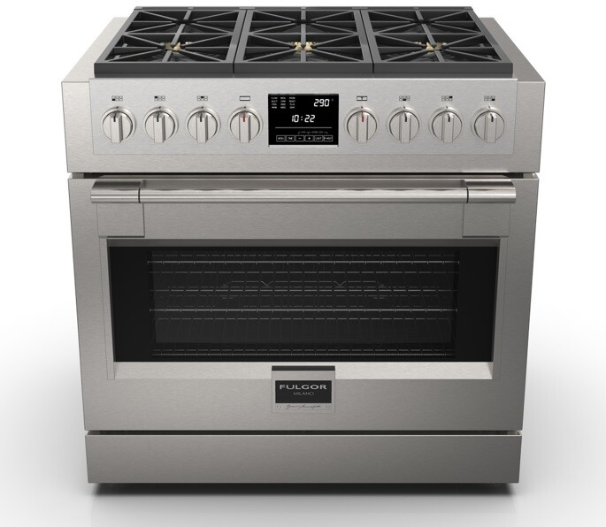 Sofia 36"" Dual Fuel Range - Fulgor Milano F6PDF366S1