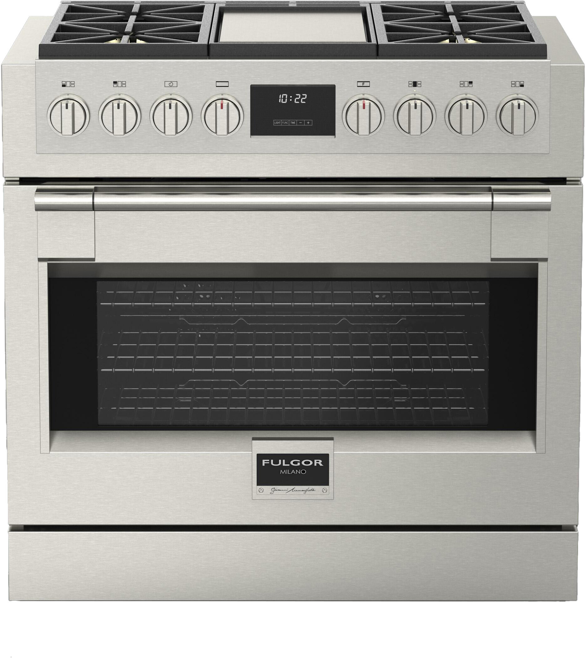 Sofia 600 36"" Natural Gas Range - Fulgor Milano F6PGR364GS2