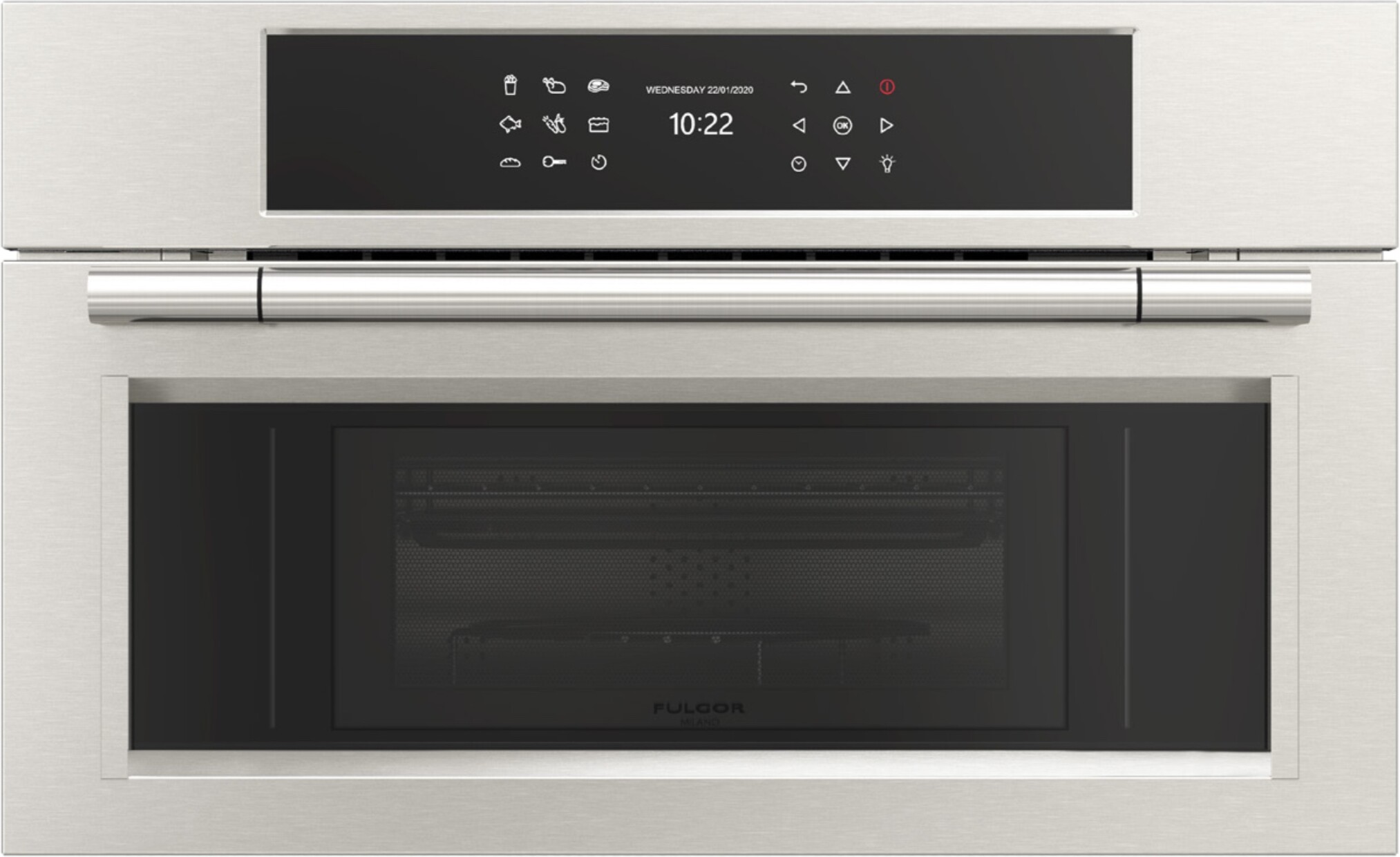Fulgor Milano F6PSPD30S1 Sofia 600 Series 30 inch Single Speed Oven with 1.46 cu. ft. Capacity and True Convection in Stainless Steel
