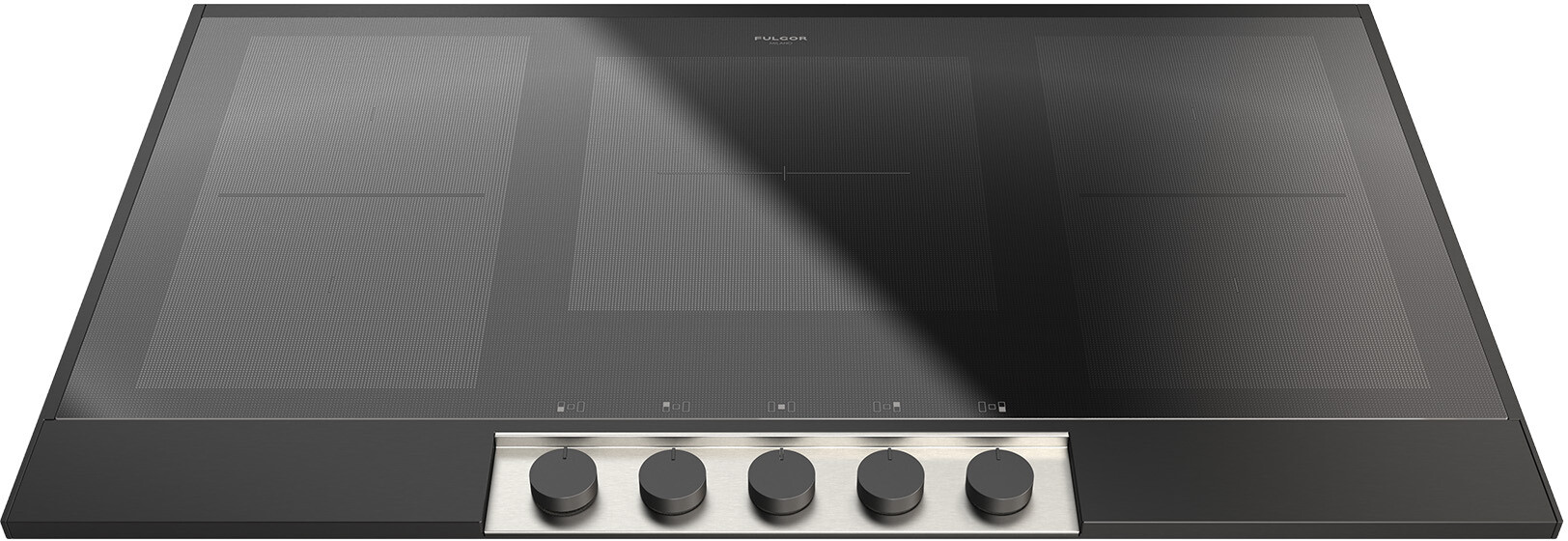 Fulgor Milano F7ECIK36BA1 700 Series Enova Ind 36" Customizable Black Anodized Cooktop with Quantum Induction