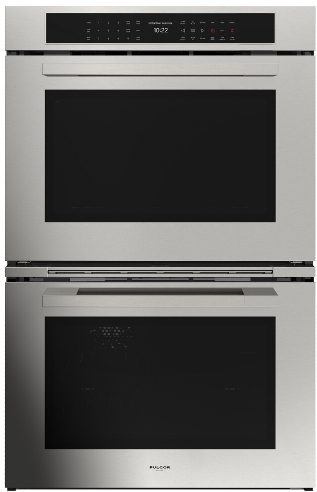 Fulgor Milano F7MDP30S1 30" Touch Control Double Oven - Stainless Steel, Dual Convection, Child Locks