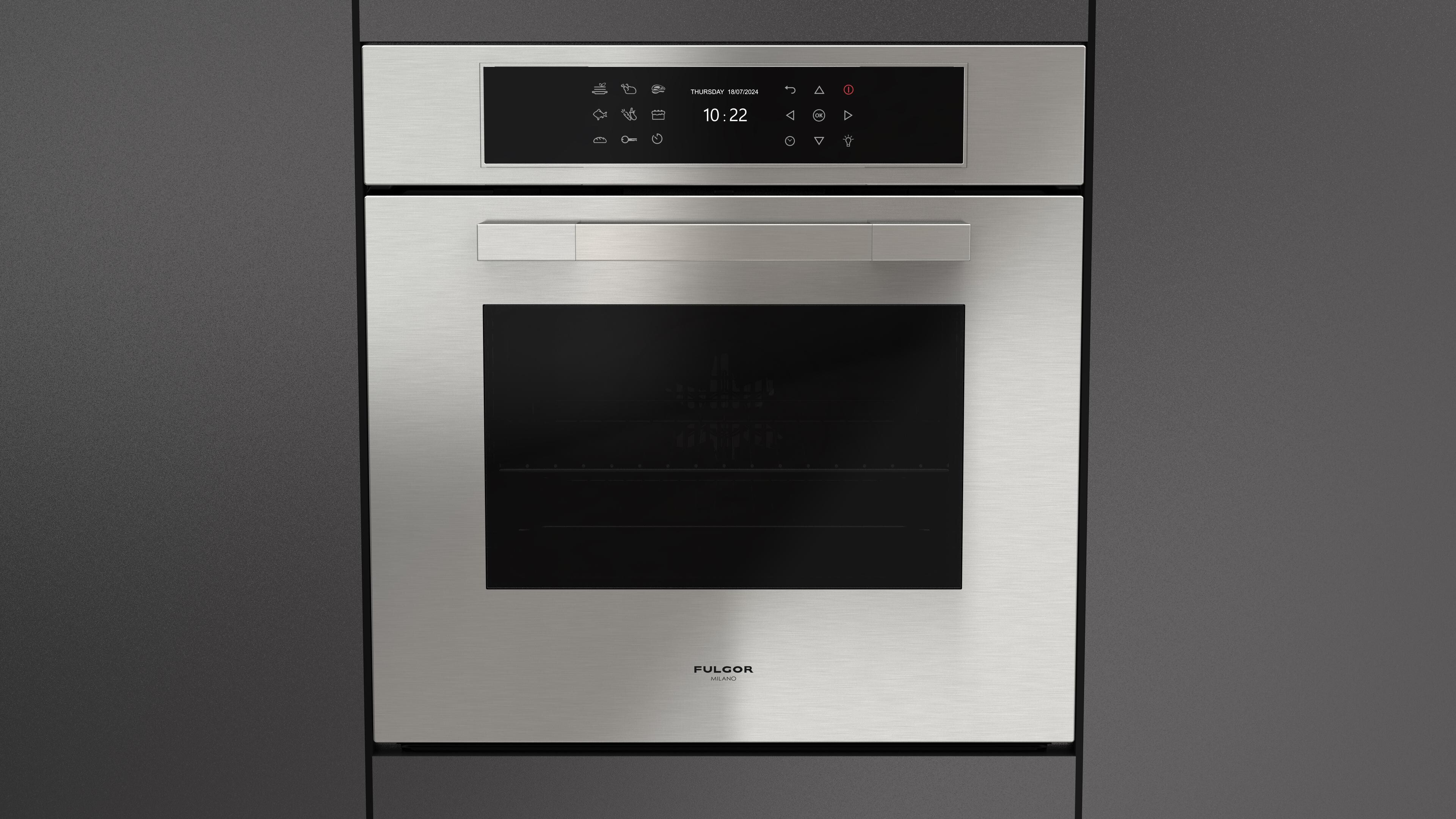 Fulgor Milano F7MSP24S1 24" Touch Control Self-Clean Oven - 2.36 cu. ft. Capacity, Convection, ADA Compliant
