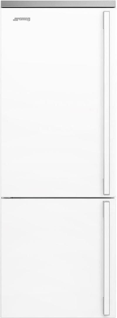 28 Inch Portofino 28"" Counter Depth Bottom Freezer Refrigerator - Smeg FA490ULWH