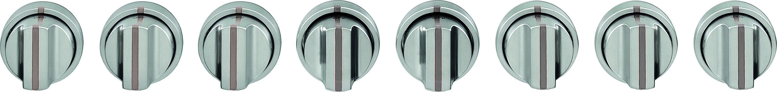 Forza FAKK8SS 8-Piece Stainless Steel Knob Kit with No Red Strip