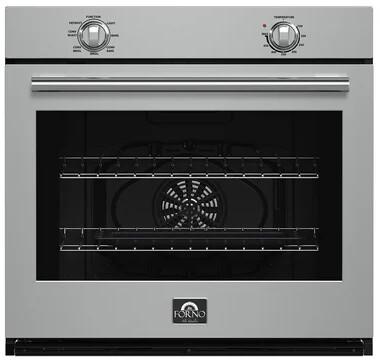 Forno FBOEL137030 Vomero Series 30 inch Built-in Single Electric Wall Oven with 5 cu. ft. Capacity, Mechanical Control, Convection Oven, Hidden Bake Element (Stainless Steel)