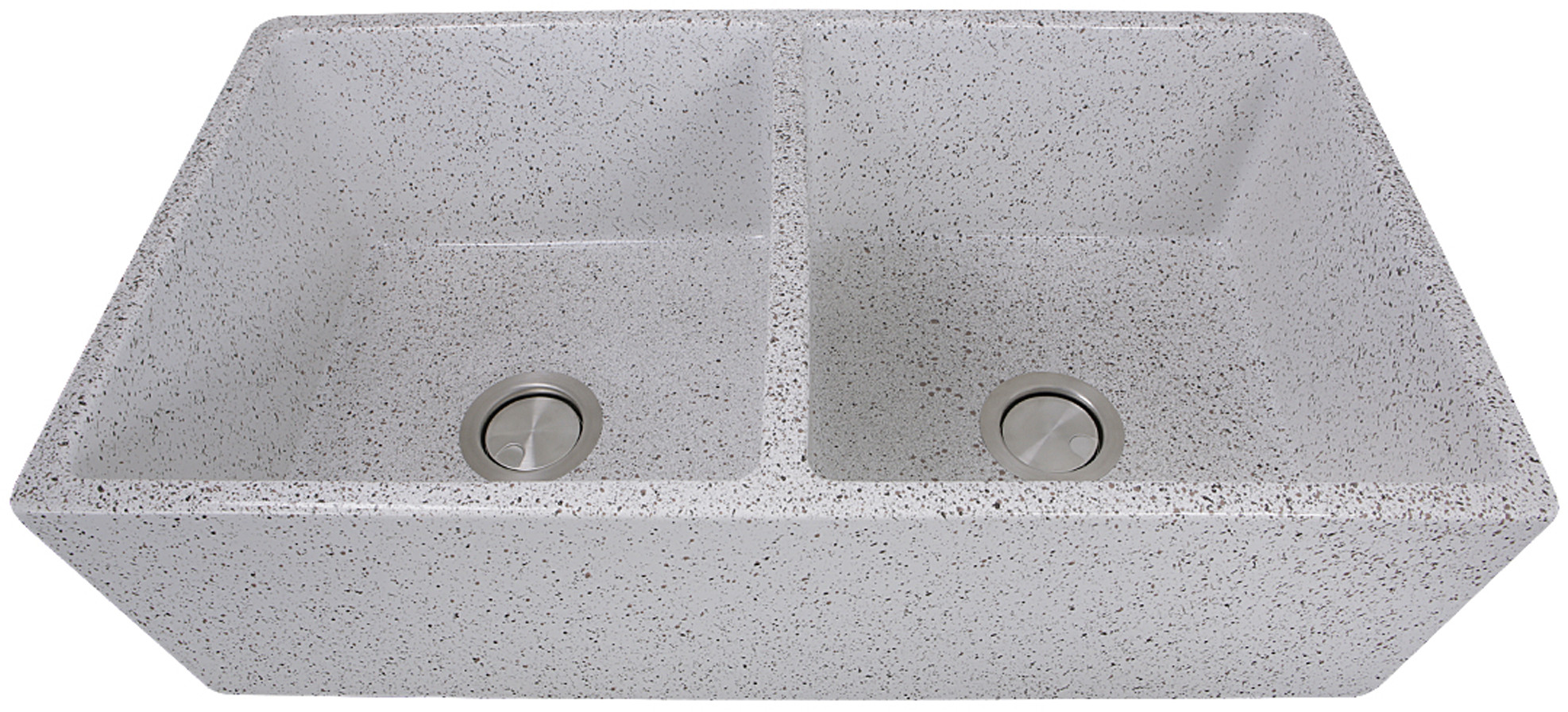 Nantucket Sinks Vineyard Undermount Fireclay Rectangle Sink FCFS3318DPIETRASARDA
