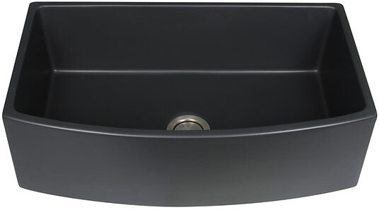 Nantucket Sinks Vineyard Apron Front Fireclay Oval Sink FCFS3320CAMB