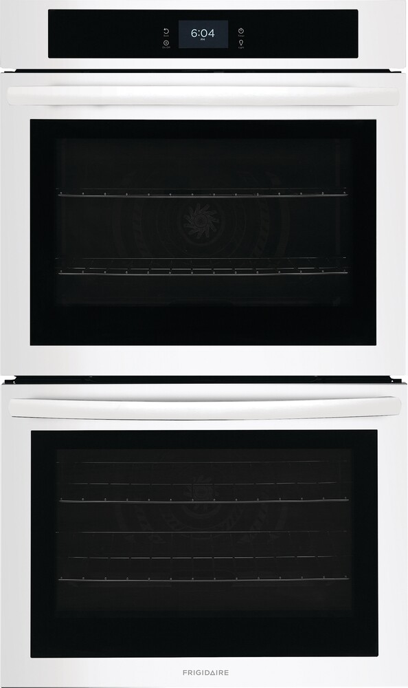 Frigidaire FCWD3027AW 30'' Double Electric Wall Oven With Fan Convection - 10.6 Cu. Ft. Capacity, Touch Screen Digital Control, Frigidaire Fit Promise