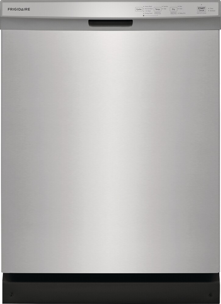 Frigidaire FDPC4314AS 24 inch Full Console Built-In Dishwasher with 14 Place Settings, 4 Cycles, 5 Wash Levels, Energy Star, NSF Certified (Stainless Steel)