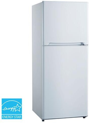 Avanti FF116B0W 24 inch Top Freezer Refrigerator with 11.6 cu. ft. Capacity, Adjustable Glass Shelves, Crisper Drawers and Frost-Free Defrost in White