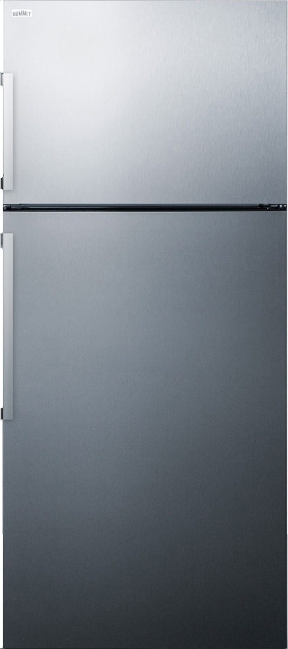 28 Inch 28"" Counter Depth Top Freezer Refrigerator - Summit FF1511SSLHD
