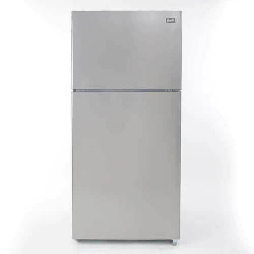 Avanti Apartment Refrigerator Freestanding Dual Door Design Fridge with Top Freezer, Adjustable Electronic Control and Frost Free Defrost, for Condo, House, & Small Kitchen, 18-Cu.Ft, Stainless Steel | Fridge.com