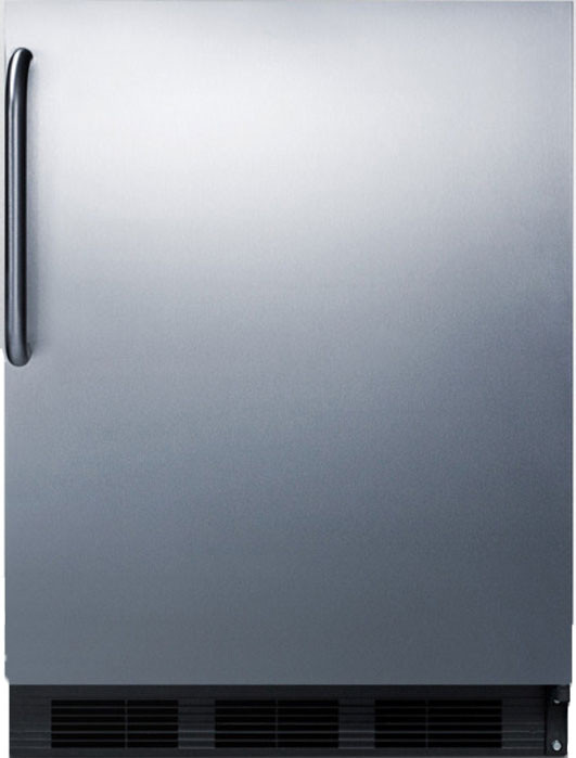 24 Inch 24"" Freestanding/Built In Undercounter Counter Depth Compact All-Refrigerator - Summit FF63BKBISSTBADA