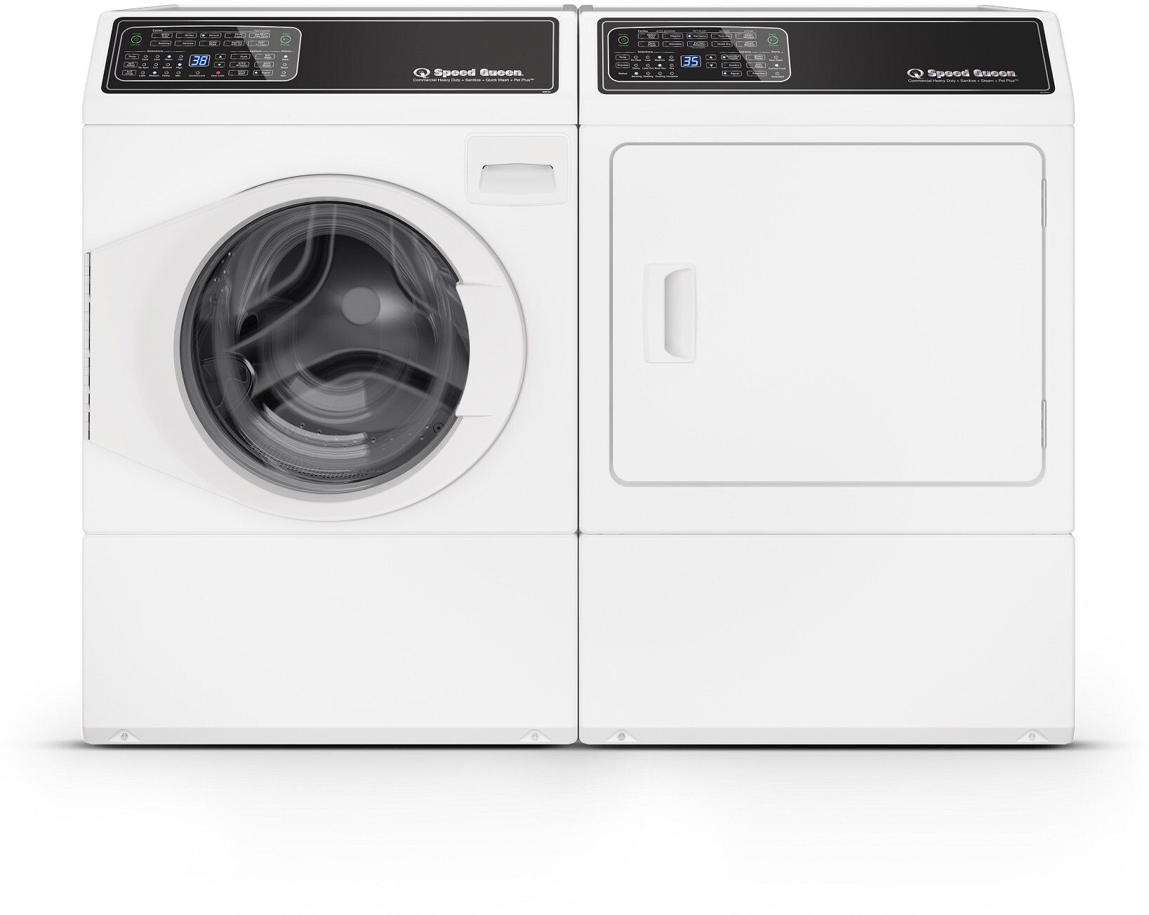 Speed Queen Front Load Washer & Dryer Set SPWADRGW7009