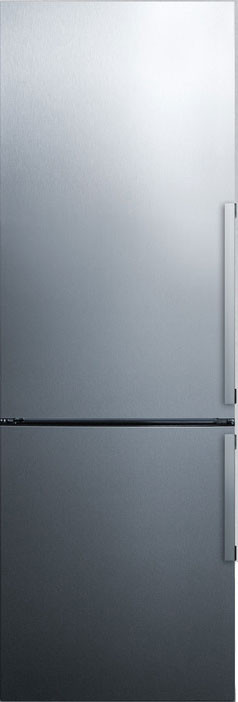 24 Inch 24"" Counter Depth Bottom Freezer Refrigerator LHD - Summit FFBF246SS