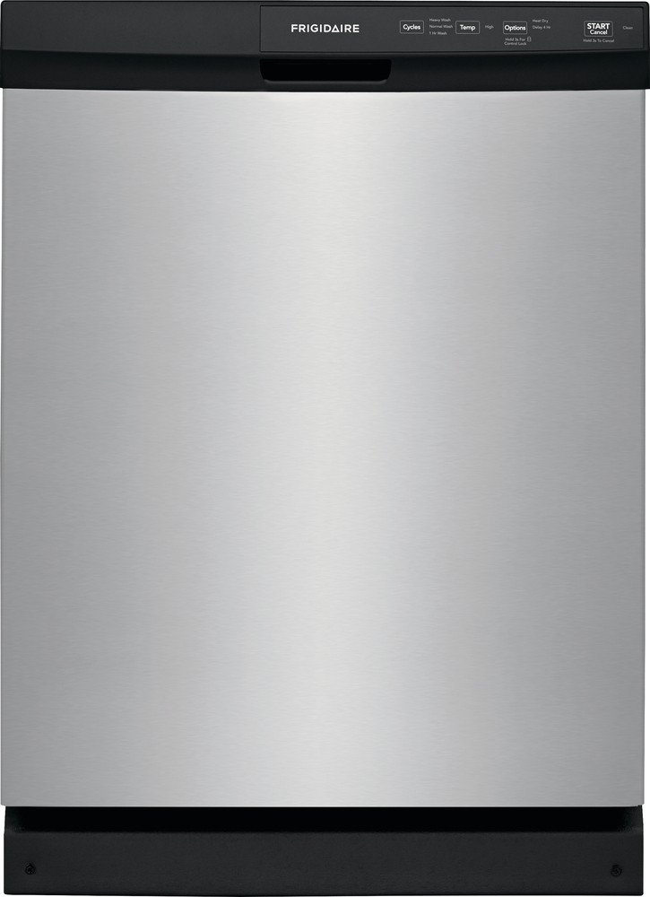 Frigidaire FFCD2413US 24 inch Full Console Built-In Dishwasher with 12 Place Settings, Energy Star (Stainless Steel)
