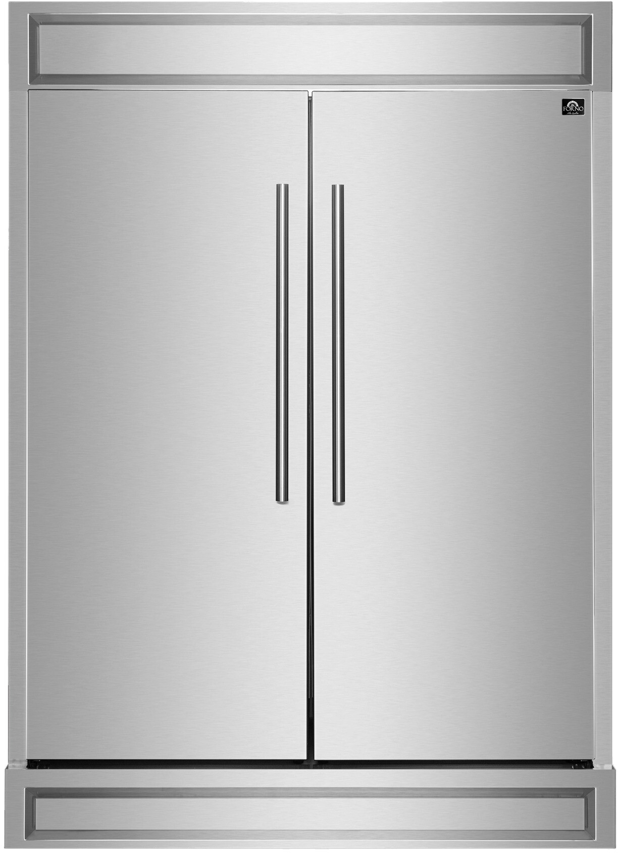 Forno 60 Inch 60" Built In Counter Depth Side-by-Side Refrigerator FFFFD172260S | Fridge.com
