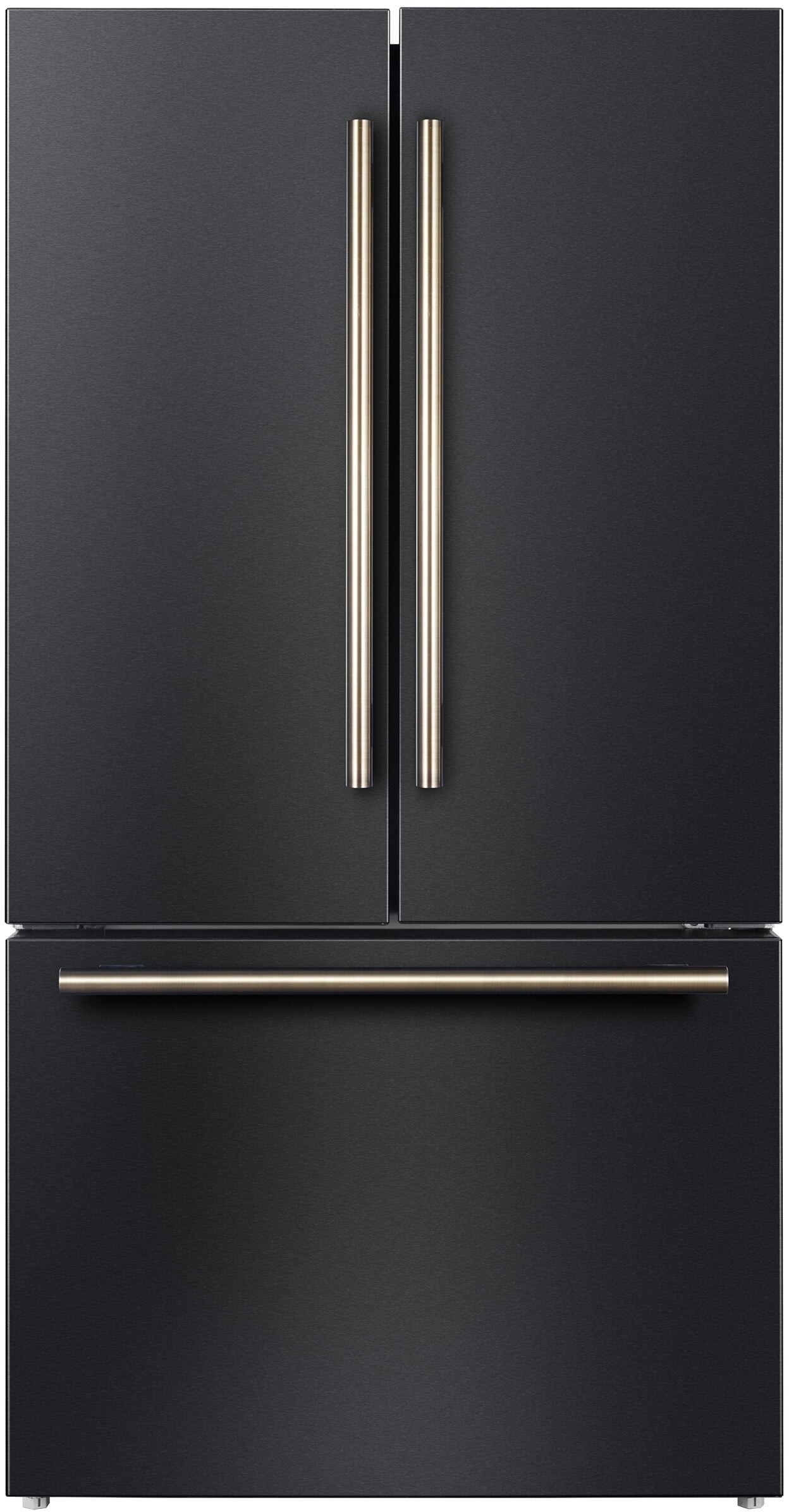 Forno Appliances - Rivello 27.4 Cu. Ft. French Door Refrigerator with Internal Water Dispenser - Black — FIN-0019044 | Fridge.com