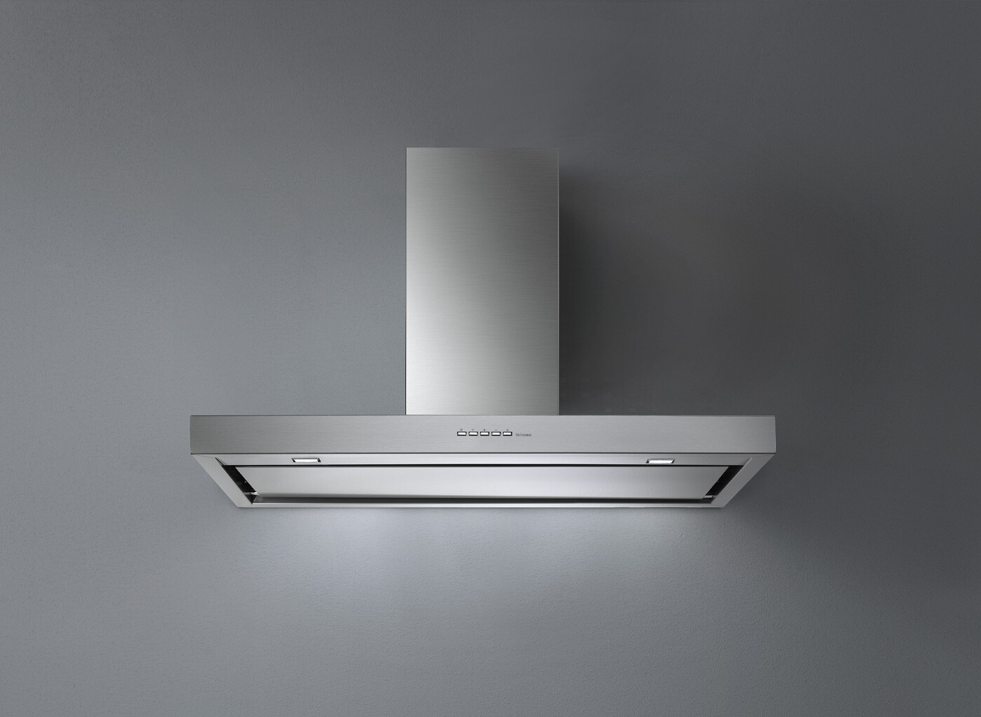 Falmec FFPLN36I5FSR 36 inch Plane Fasteel Island Range Hood with 500 CFM, LED Lighting, Perimeter Suction and SRS Speed Reduction System in Stainless Steel